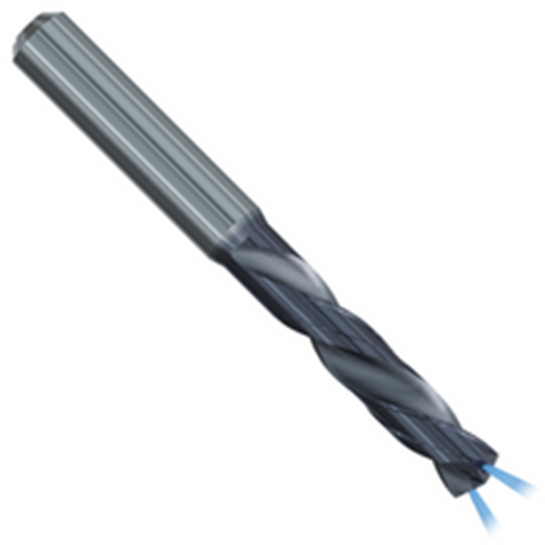 Emuge TA209744.0440 | 0.173" Diameter x 6mm Shank x 66mm OAL x 2 Flutes TiALN-T63 Coating Carbide Multi Drill Coolant Fed