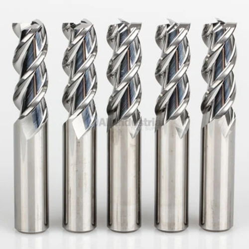 YG1 28573 | 1/4" Diameter x 1/4" Shank x 5/8" LOC x 2-1/2" OAL x 45 Degree Helix Angle 3 Flute Bright Coated Carbide E5981 Square End Mill