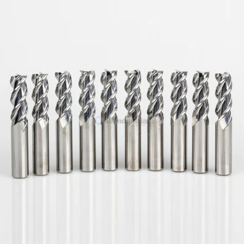 YG1 28573 | 1/4" Diameter x 1/4" Shank x 5/8" LOC x 2-1/2" OAL x 45 Degree Helix Angle 3 Flute Bright Coated Carbide E5981 Square End Mill