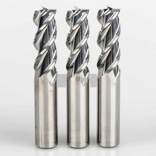 YG1 28573 | 1/4" Diameter x 1/4" Shank x 5/8" LOC x 2-1/2" OAL x 45 Degree Helix Angle 3 Flute Bright Coated Carbide E5981 Square End Mill
