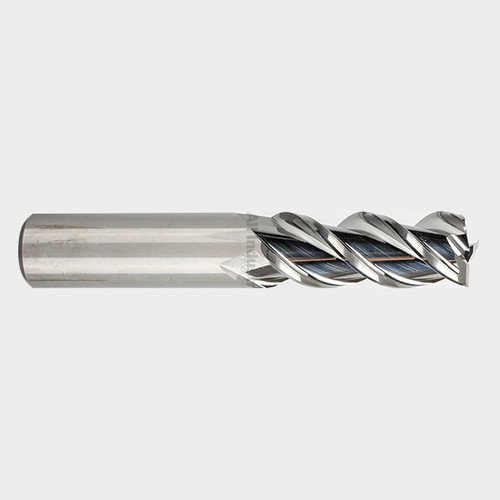 YG1 28579 | 5/16" Diameter x 5/16" Shank x 5/8" LOC x 2-1/2" OAL 3 Flute Bright Carbide Single Square End Mill