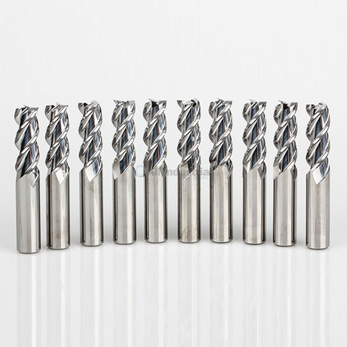 YG1 28595 | 5/8" Diameter x 5/8" Shank x 1-5/8" LOC x 3-1/2" OAL x 45 Degree Helix Angle 3 Flute Bright Coated Carbide E5981 Square End Mill