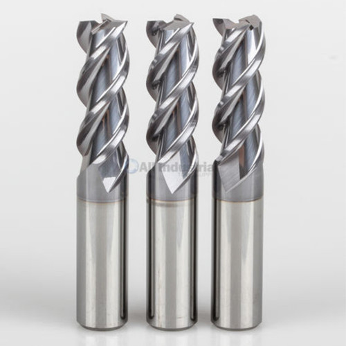 YG1 28579TC | 5/16" Diameter x 5/16" Shank x 5/8" LOC x 2-1/2" OAL x 45 Degree Helix Angle 3 Flute TiCN Coated Carbide E5981 Square End Mill