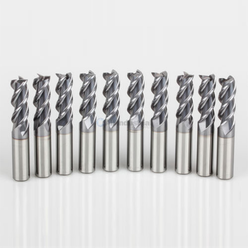 YG1 28588TC | 7/16" Diameter x 7/16" Shank x 1-1/4" LOC x 2-3/4" OAL x 45 Degree Helix Angle 3 Flute TiCN Coated Carbide E5981 Square End Mill