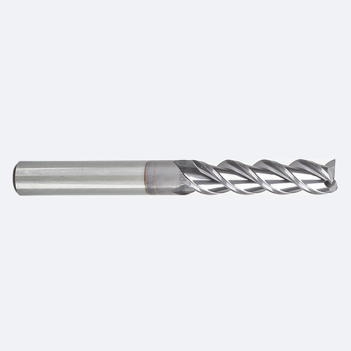 YG1 36588TC | 7/16" Diameter x 7/16" Shank x 2" LOC x 4" OAL 3 Flute TiCN Carbide Single Square End Mill