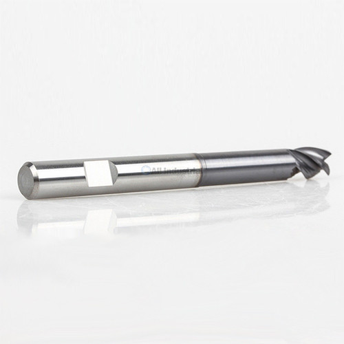 YG1 EMB20160 | 1/4" Diameter x 1/4" Shank x 3/8" LOC x 1-1/4" LBS x 4" OAL 4 Flute AlTiN Coated Carbide EMB20 End Mill AlTiN Coated