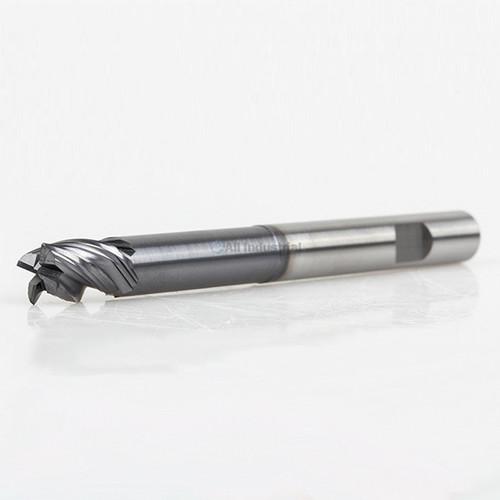 YG1 EMB20160 | 1/4" Diameter x 1/4" Shank x 3/8" LOC x 1-1/4" LBS x 4" OAL 4 Flute AlTiN Coated Carbide EMB20 End Mill AlTiN Coated