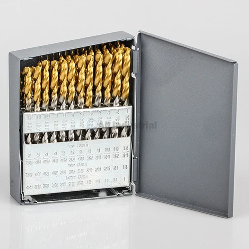 YG1 D2GP187SET 56pc Cobalt Drill Set Wire 156 Straight Shank Split