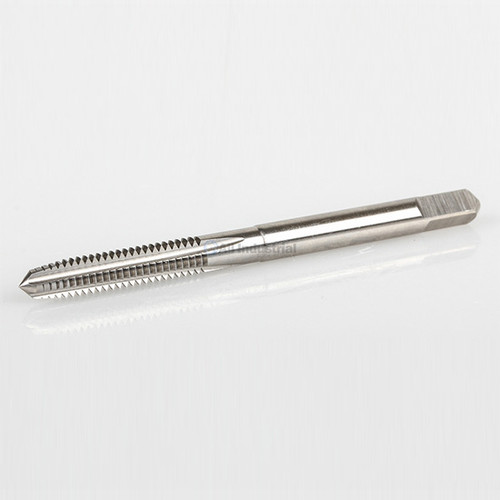 YG1 T7316427 | UNF 1/4-28 Size x 25.40mm Thread Length x 6.50mm Shank x 63.50mm OAL H3 Plug Chamfer Type 4 Flute Bright Coated HSS T7316 Straight Flute Tap