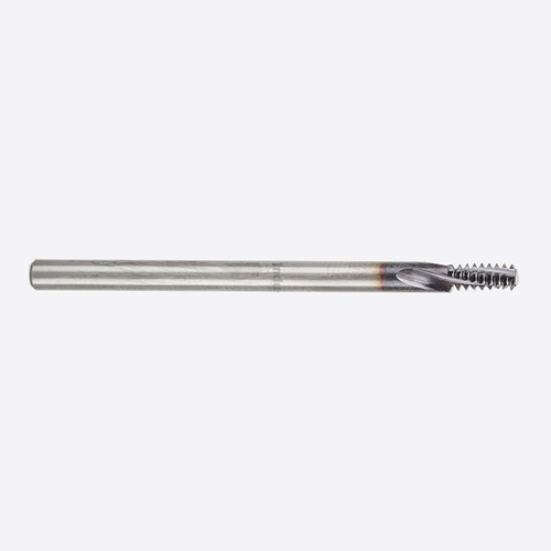 YG1 TE280 | #8-32 Helical Flute Solid Carbide Thread Mill 60 Degree TiAlN Coated