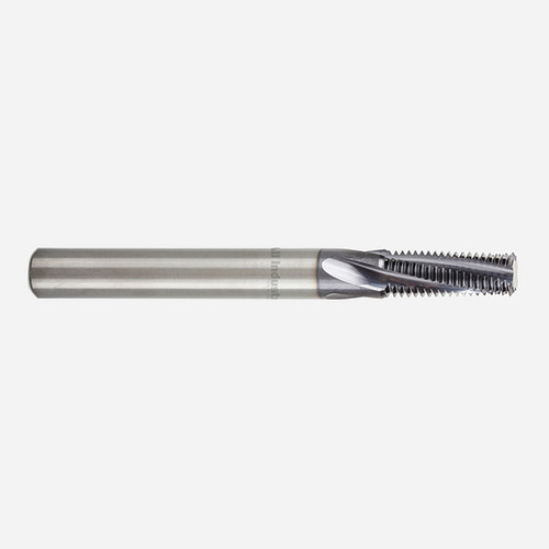 YG1 TE500 | 3/8-24 Helical Flute Solid Carbide Thread Mill 60 Degree TiAlN Coated