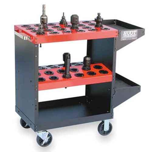 Huot 13940 | CNC Toolscoot Tool Cart for 40 Taper Tool Holders CAT40 BT40 NMTB