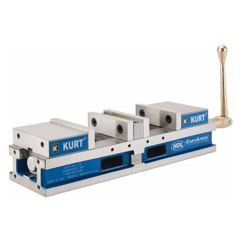 Kurt HDL6J | Double Station Machine Vise Anglock CNC 4" Opening Workholding