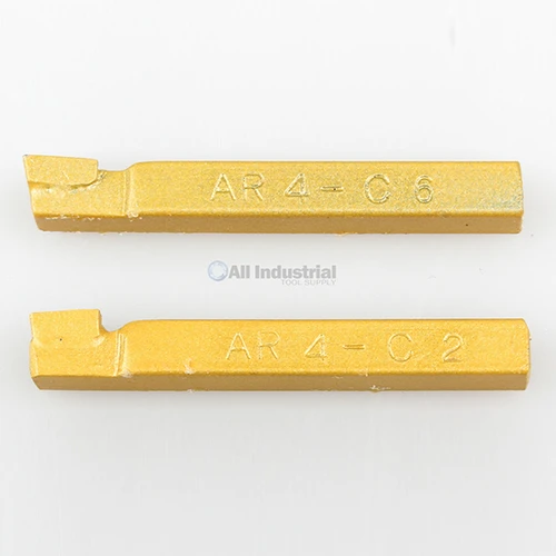 All Industrial 19870 | 20pc 1/4" C2 & C6 Carbide-Tipped Lathe Tool Bit Set Single Point Brazed
