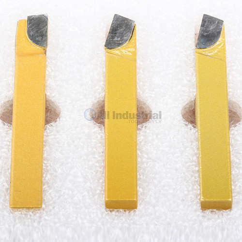 All Industrial 19876 | 20pc 1/2" C2 & C6 Carbide-Tipped Lathe Tool Bit Set Single Point Brazed