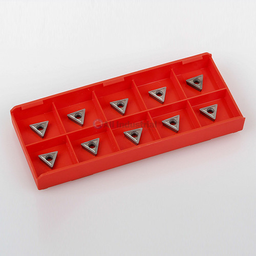 All Industrial 20210 | TCMT C6 Uncoated Carbide Inserts for 1/4 & 5/16" Turning Tools 10/Pk