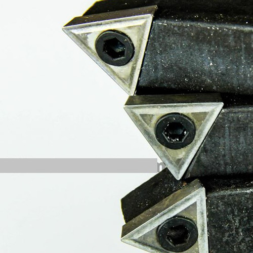 All Industrial 19921 | 5pc 5/16" Shank Indexable Turning Tool Holder with C6 Carbide TCMT Inserts (Chipbreaker)