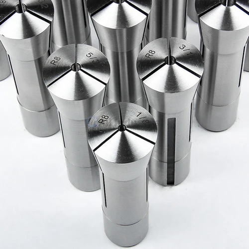 All Industrial 41054 | 24pc R8 Collet Set 1/8" to 7/8" Fractional High Precision for Bridgeport