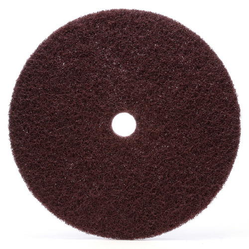 3M 7100078403 Scotch-Brite maroon high strength disc, 12 inch diameter with 1-1/4 inch center hole