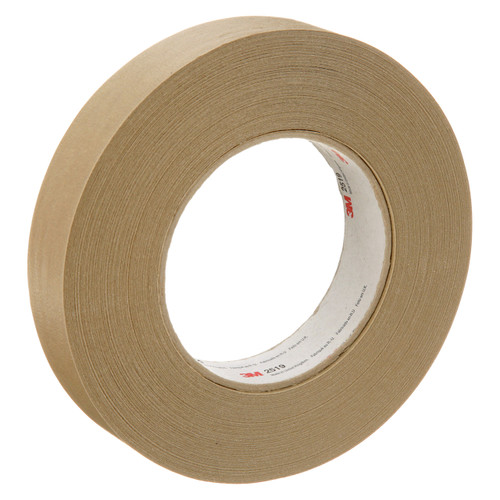 3M 7100243538 flatback paper tape roll, 0.945 inch wide x 60.149 yards long, 7.1 mil thickness