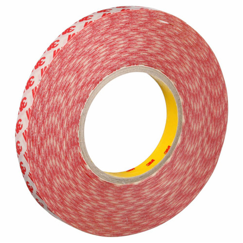 3M 7100269550 | 54.700yd OAL x 0.600" Width x 0.470mil Baking Thickness Paper Double Sided Tape - Transparent