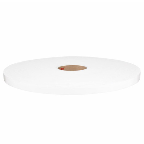 3M 7000123403 | 3.000" Size x 36.000yd Overall Length x 0.500" Width x 2.000mil Baking Thickness Acrylic Foam 4959 VHB Tape - White