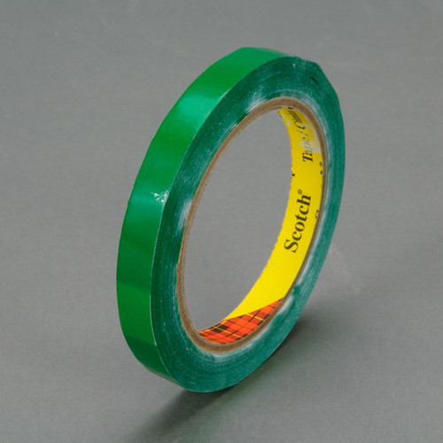 3M 7100083837 | 3.000" Size x 72.180yd OAL x 0.470" Width x 1.500mil Baking Thickness UPVC Film 690 Specialty Application Tape - Green
