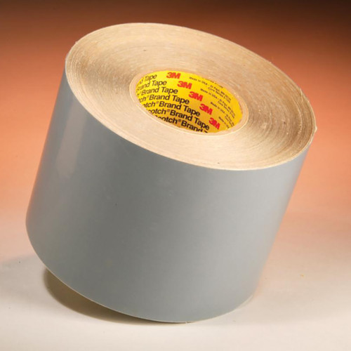 3M 7000028875 | Flexomount 32.91mm Overall Length x 18.000" Width x 0.10mm Thickness Rubber 411DL Flexographic Plate Mounting Tape - Gray