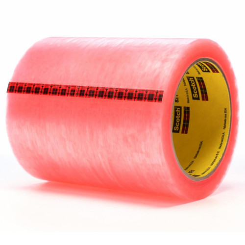 3M 7000048393 | 3.000" Size x 72.000yd Overall Length x 5.000" Width x 1.600mil Baking Thickness Acetate Film 821 Label Protection Tape - Pink