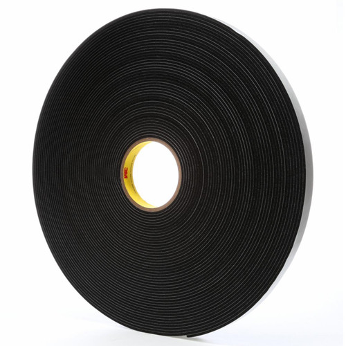 3M 7100011641 | 36.000yd Overall Length x 2.000" Width x 0.08mm Thickness Acrylic 4508 General Purpose Foam Tape - Black