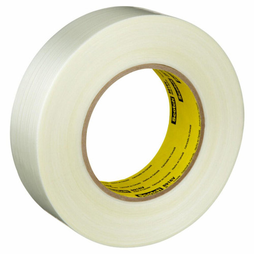 3M 7000124323 | Scotch 3.000" Size x 60.140yd OAL x 0.700" Width Polypropylene Film 8916V Filament Tape - Transparent