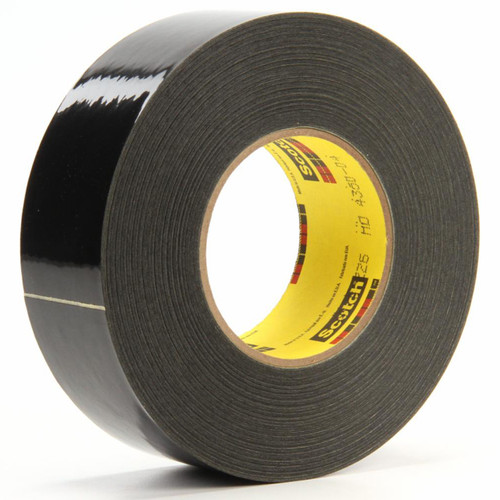 3M 7000048633 | Scotch 3.000" Size x 60.000yd Overall Length x 10.600mil Thickness x 2.000" Width Polyethylene/Saturated Crepe Paper 226 Masking Tape - Black