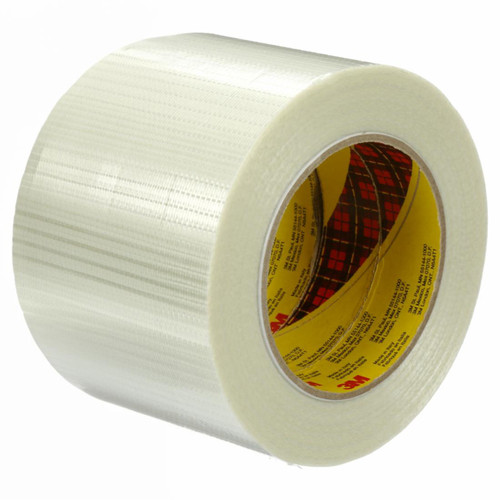 3M 7000137063 | Scotch 3.000" Size x 60.000yd Overall Length x 4.000" Width Polypropylene Film 8959 Filament Tape - Transparent