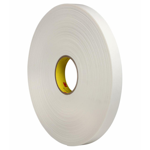 3M 7010290300 | 72.000yd Overall Length x 54.000" Width x 0.08mm Thickness Polyethylene 4462 General Purpose Foam Tape - White