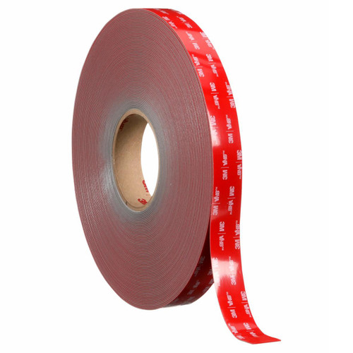 3M 7000142786 | VHB 3.000" Size x 36.000yd OAL x 0.620" Width Acrylic Foam 4941 VHB Tape - Gray