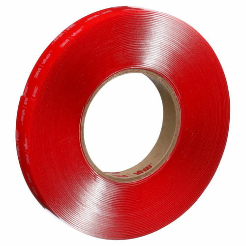 3M 7100047923 | 3.000" Size x 15.000yd Overall Length x 0.750" Width x 5.000mil Baking Thickness Acrylic Foam 4910 VHB Tape - Transparent