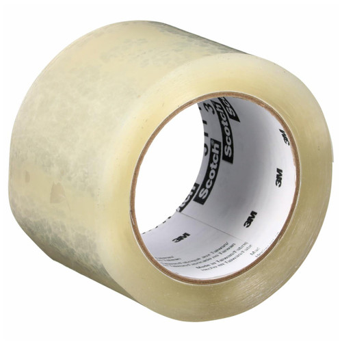 3M 7100253843 | 3.000" Size x 109.361yd OAL x 2.835" Width x 1.100mil Baking Thickness Polypropylene Film 311+ Box Sealing Tape - Transparent