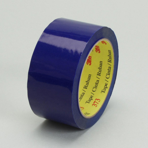 3M 7010374416 | Scotch 3.000" Size x 54.680yd OAL x 2.360" Width Polypropylene Film 373 Box Sealing Tape - Blue