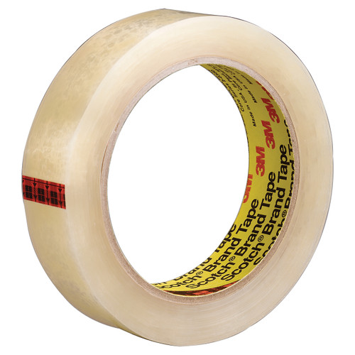 3M 7010335426 | 3.000" Size x 72.000yd Overall Length x 1.000" Width x 1.500mil Baking Thickness UPVC Film 600 Box Sealing Tape - Transparent