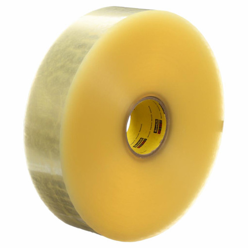 3M 7000048659 | 3.000" Size x 999.560yd OAL x 1.880" Width x 2.000mil Baking Thickness Polypropylene Film 375 Box Sealing Tape - Transparent
