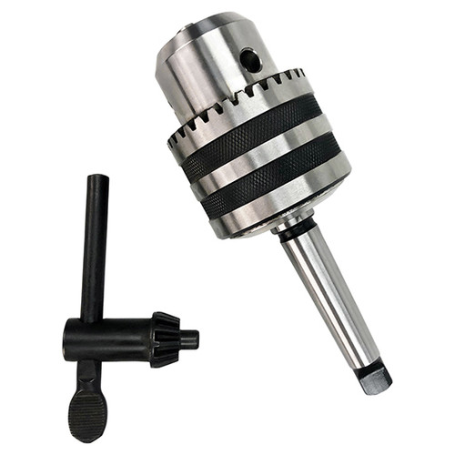 All Industrial 49823 | 3/4" JT3 Heavy Duty Ball Bearing Drill Chuck With Key & 3JT-2MT Tanged Arbor