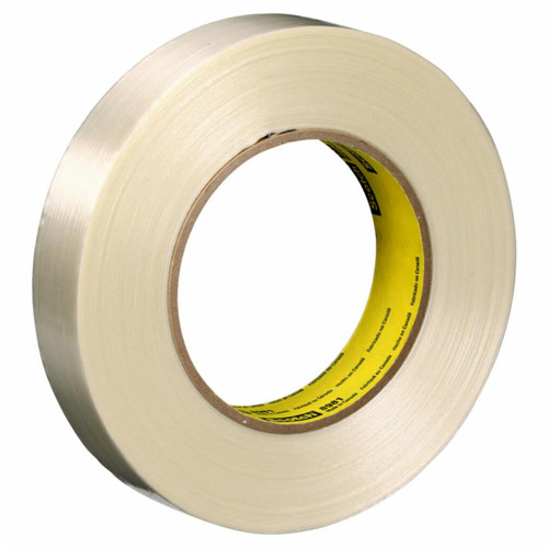3M 7000123468 | Scotch 3.000" Size x 60.140yd OAL x 0.940" Width Polypropylene Film 8981 Filament Tape - Transparent
