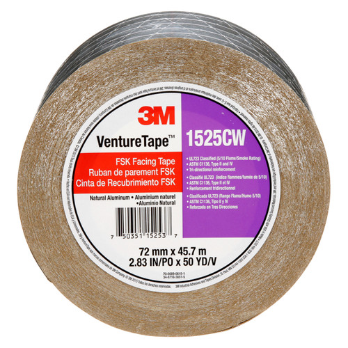 Venture Tape 7100043949 High Tack PET Tape, 60 yd L x 5/8 in W, Acrylic  Adhesive, Polyester Backing