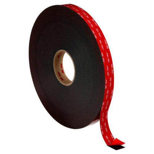 3M 7000123712 | VHB 3.000" Size x 36.000yd Overall Length x 1.000" Width Acrylic Foam 4979 VHB Tape - Black