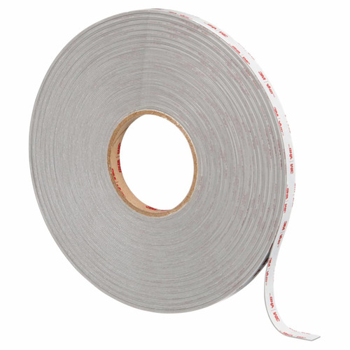 3M 7100273399 | VHB 3.000" Size x 36.000yd Overall Length x 0.500" Width Acrylic Foam RP+160GP VHB Tape - Gray
