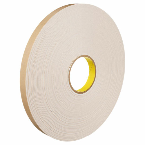 3M 7010373875 | 72.000yd Overall Length x 2.000" Width x 0.10mm Thickness Polyethylene 4492W General Purpose Foam Tape - White