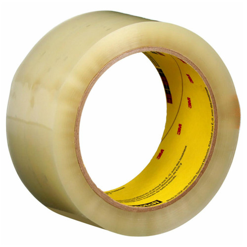3M 7100266194 | 3.000" Size x 54.681yd OAL x 1.890" Width x 1.600mil Baking Thickness Polypropylene Film 373+ Box Sealing Tape - Transparent