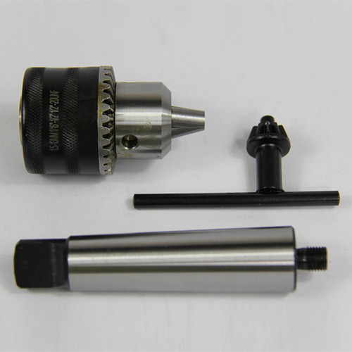 All Industrial 49951 | 1/16-1/2" Capacity Threaded Drill Chuck & 1/2"-20-2MT Arbor for Woodworking MT2