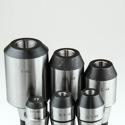 All Industrial 44030 | 6pc R8 End Mill Holder Set 1/4", 3/8", 1/2", 5/8", 3/4", 1" Adapter for Bridgeport