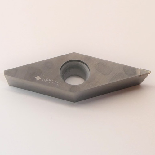 Sumitomo 332T033 | VCMA331RH-NPD10 0.3750" Circle Diameter x 4.40mm Hole Diameter x 0.0157" Radius Uncoated PCD Turning Insert
